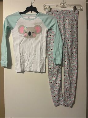 PJ Place Mint & White Koala Pajama Set